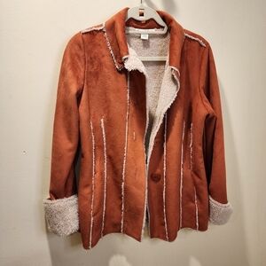 Telluride Clothing faux shearling jacket size S
